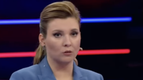 Olga Skabeyeva celebrates JD Vance.